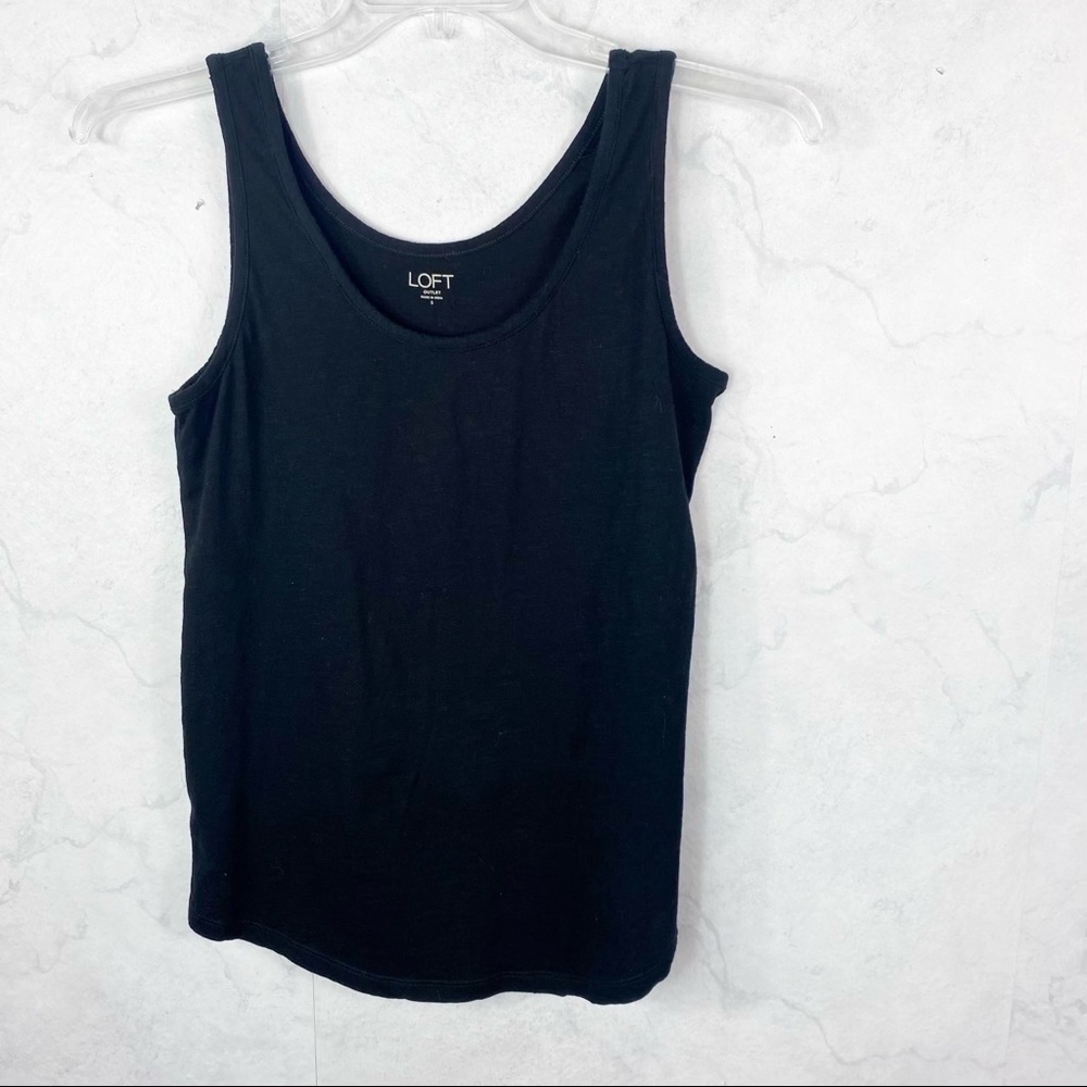 [Loft] Classic Black Tank Top